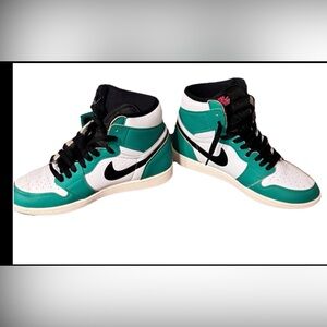 Size 10- Air Jordan 1 Retro OG High Lucky Green